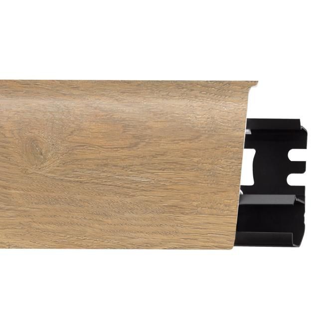 Gulvliste PVC 250 cm Brun Træstruktur