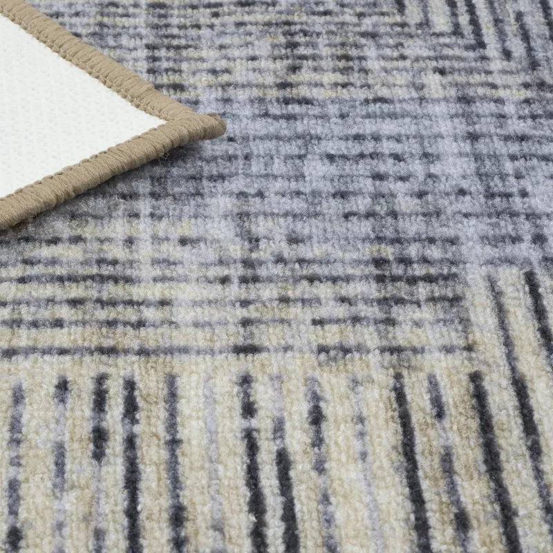 Gulvløber 60x100 cm Beige Antiskrid Polyester