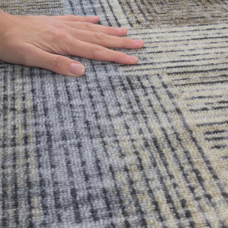 Gulvløber 60x100 cm Beige Antiskrid Polyester
