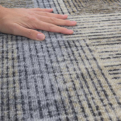 Gulvløber 60x100 cm Beige Antiskrid Polyester