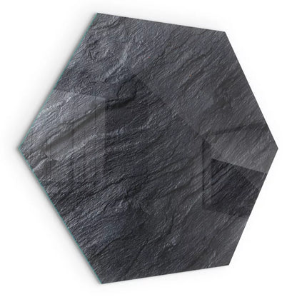 Gulvplade til Brændeovn 40x40 cm Hærdet Glas Stenlook | 4070621516118