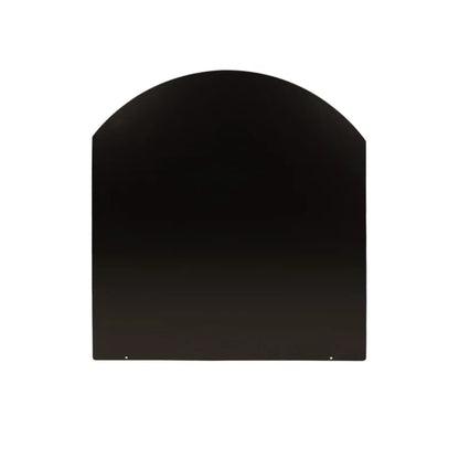 Gulvplade til Brændeovn 80x90 cm Sort Stål
