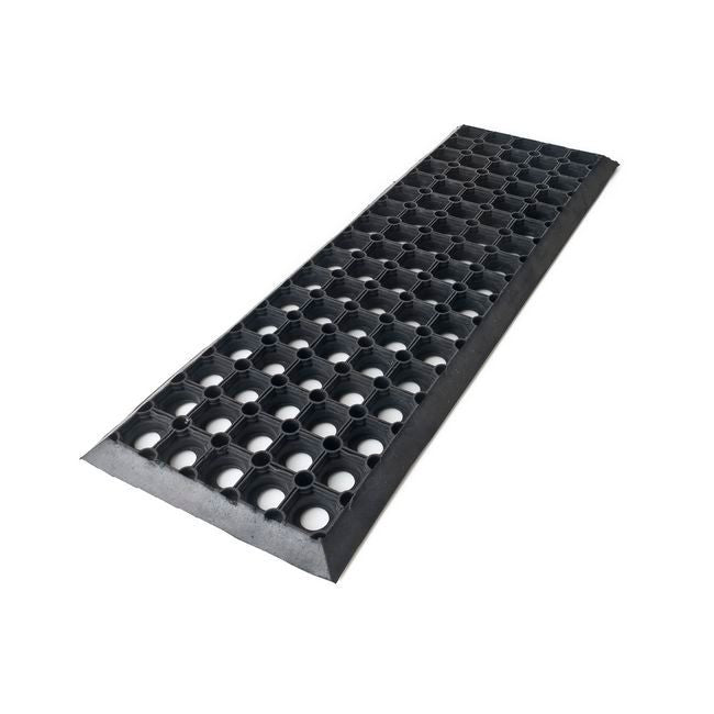 Gumminakladning til Trapper 75 x 25 cm Sort