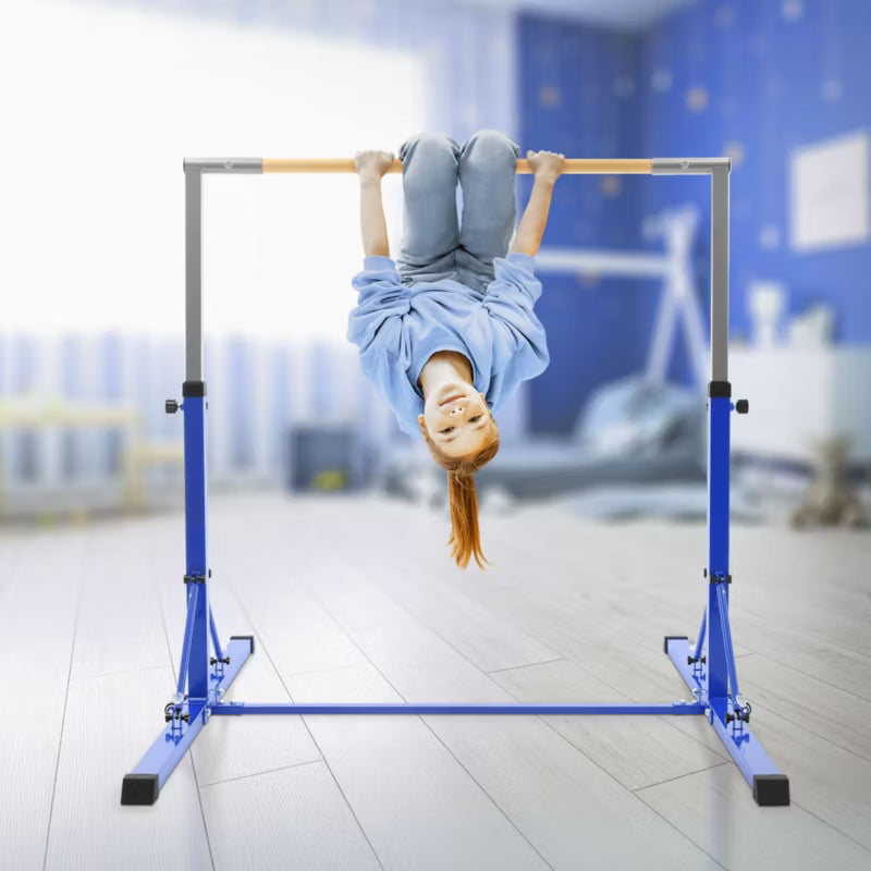 Gymnastikbarre Børn 136x170x150 cm Blå