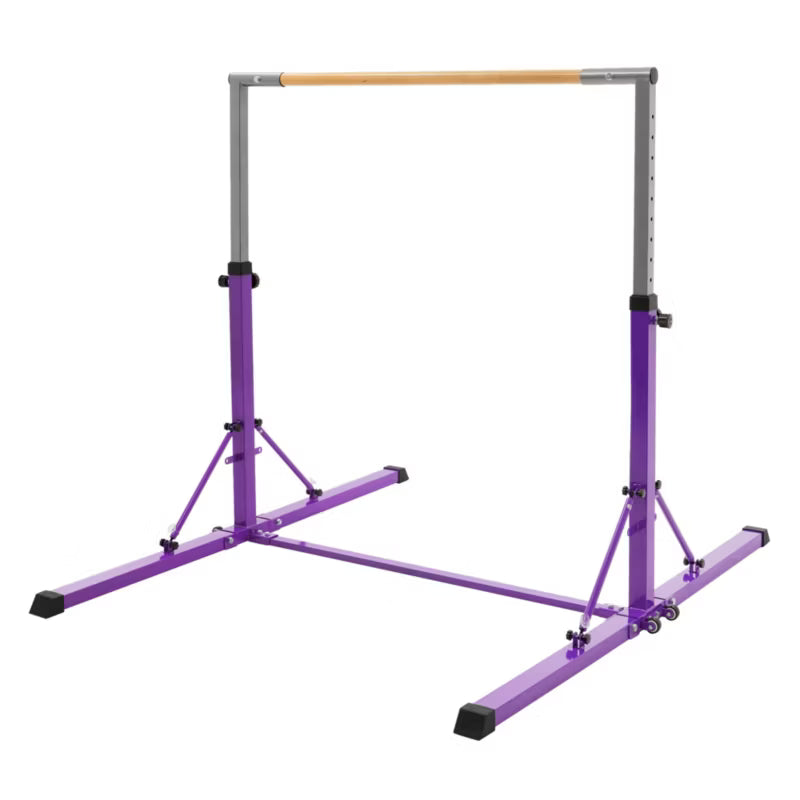 Gymnastikbarre Børn 95,5-150 cm Lilla