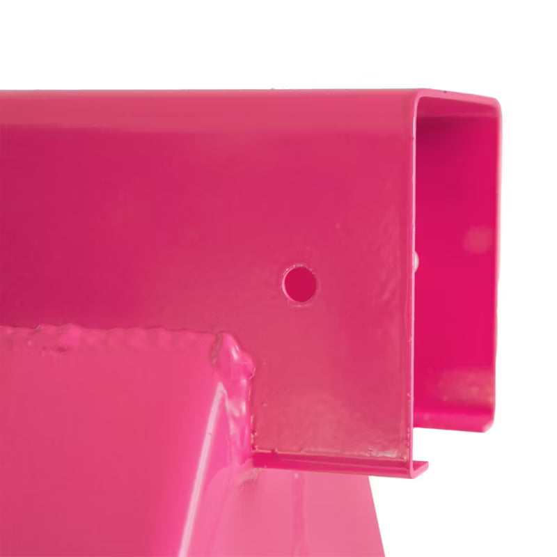 Gyngebeslag 90° 9x9 cm Rosa Stål