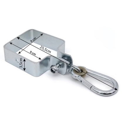 Gyngebeslag Firkantet 9x9 cm Galvaniseret Stål