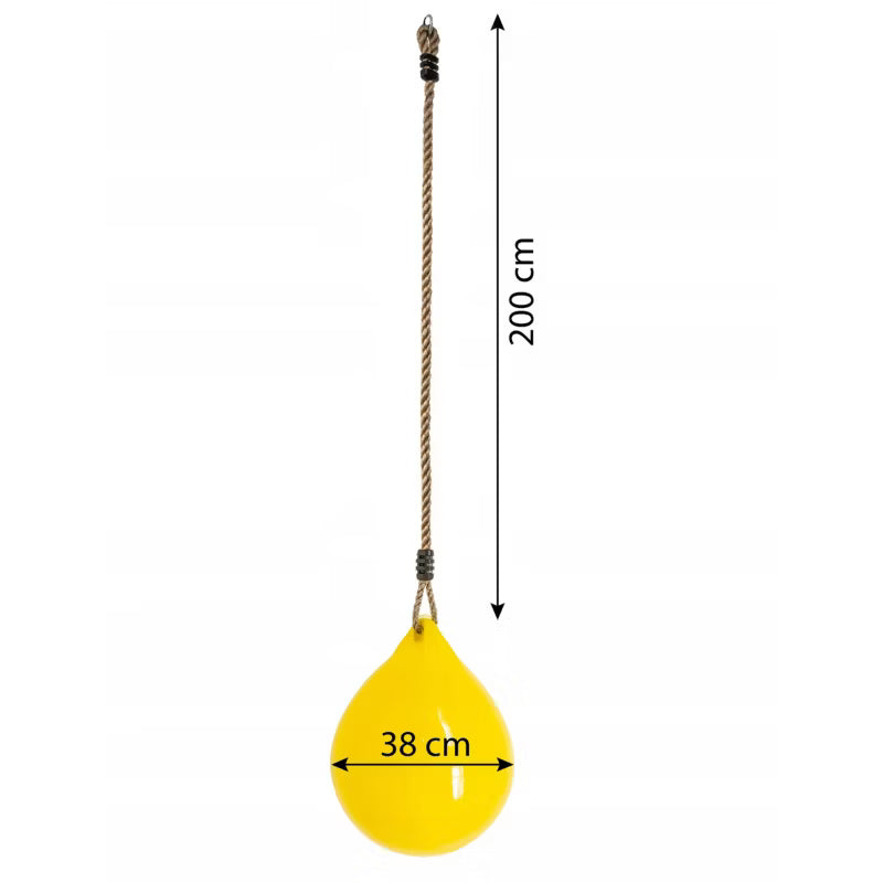 Gyngesæde Bøje Ø38 cm Gul