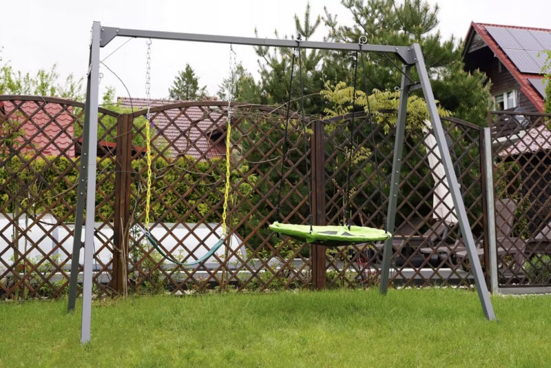 Gyngestativ Dobbelt 253x170x207 cm Stål