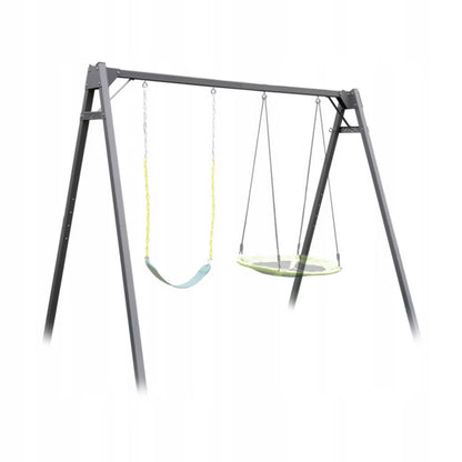 Gyngestativ Dobbelt 253x170x207 cm Stål