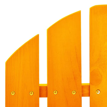 Gyngestol Adirondack 70x91,5x92 cm Orange Træ