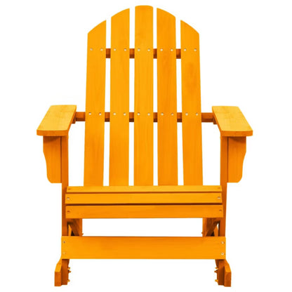 Gyngestol Adirondack 70x91,5x92 cm Orange Træ