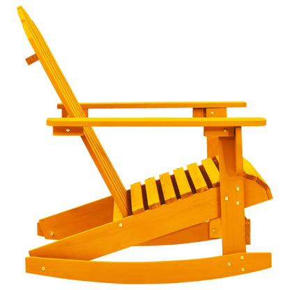 Gyngestol Adirondack 70x91,5x92 cm Orange Træ