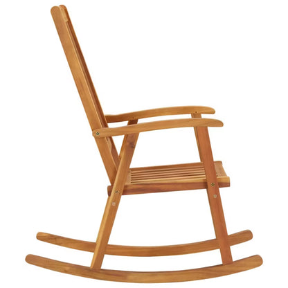 Gyngestol Akacietræ 57x100x117 cm Brun med Hynde | WM-3064186