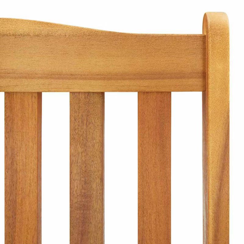 Gyngestol Akacietræ 57x100x117 cm Brun med Hynde | WM-3064186