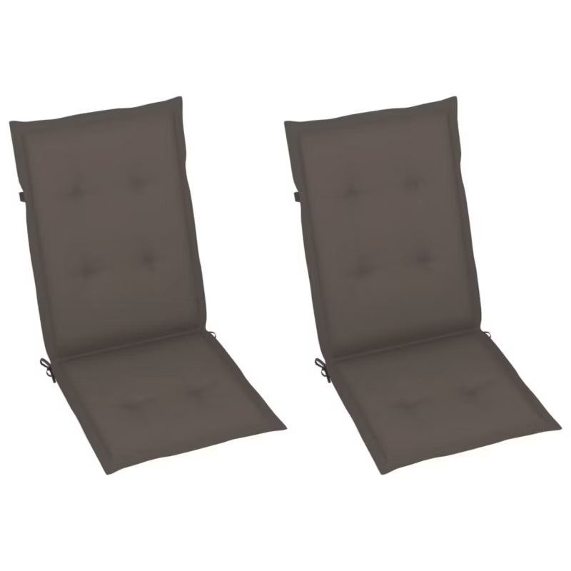 Gyngestol Akacietræ 57x100x117 cm Brun med Hynder WM-3064187