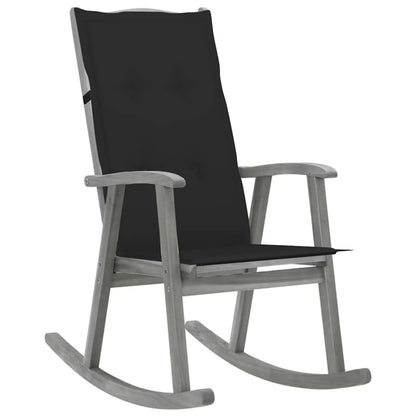 Gyngestol Have Akacietræ 57x100x117 cm Brun med Hynde | WM-3064216