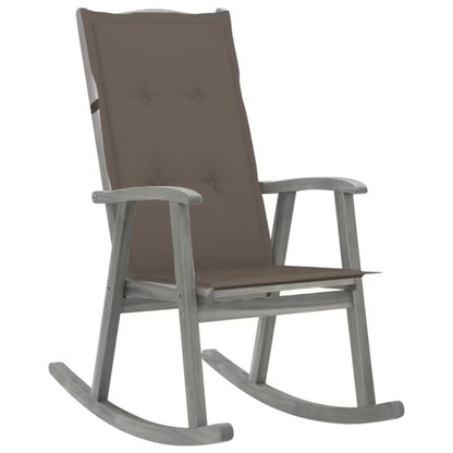 Gyngestol Have Akacietræ 57x100x117 cm Brun med Hynder WM-3064217