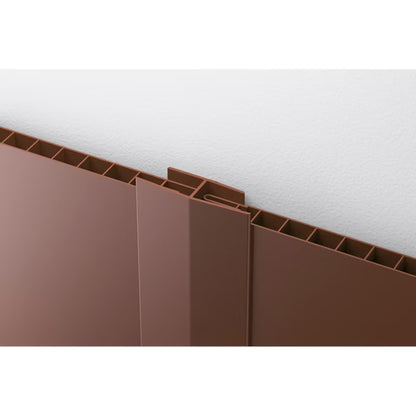 H-Samlingsliste PVC 3 m Hvid