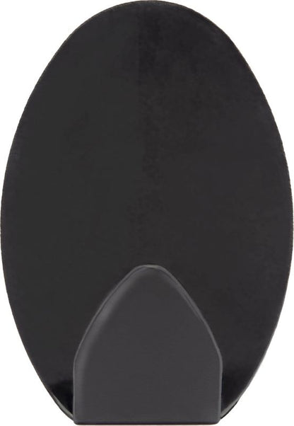 Oval stålkrog 3 stk. sort