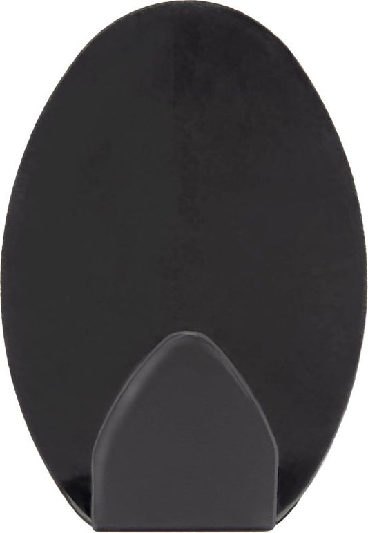 Oval stålkrog 3 stk. sort