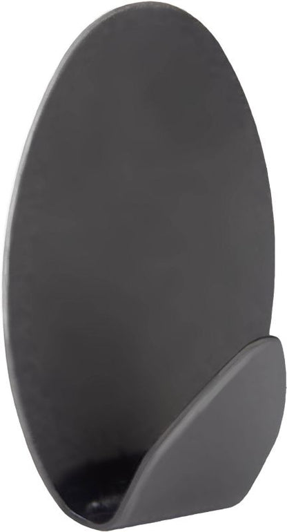 Oval stålkrog 3 stk. sort