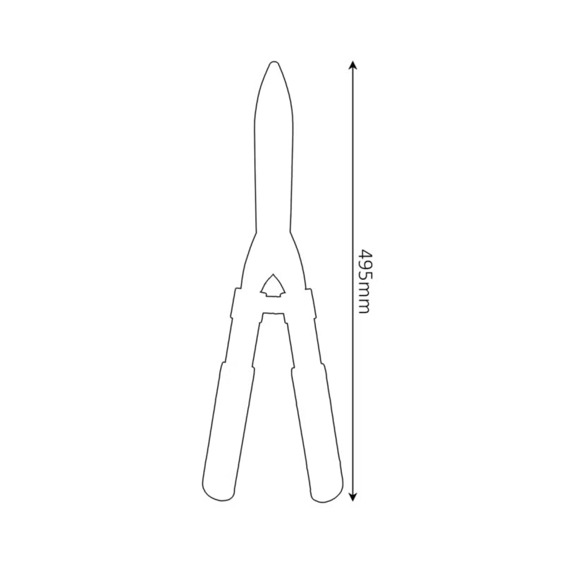 Hækkesaks 49,5 cm SK5 Stål med Aluminiumshåndtag