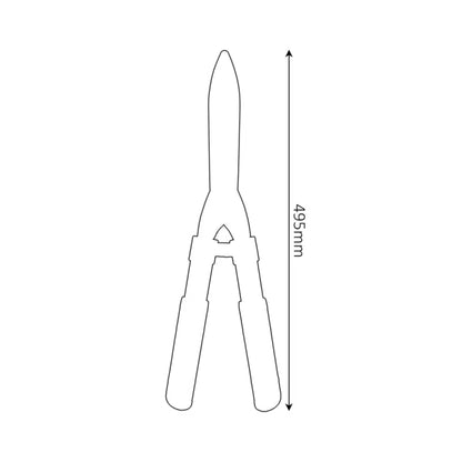 Hækkesaks 49,5 cm SK5 Stål med Aluminiumshåndtag