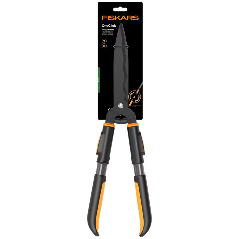 Hækkesaks OneClick 210 mm Sort