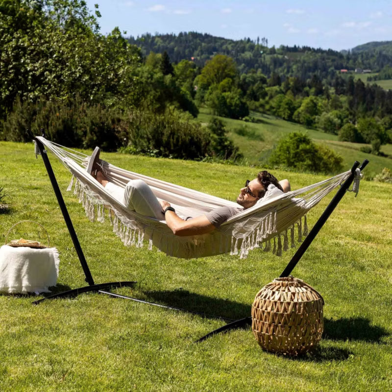 Hængekøje Bari 280x141 cm Creme Boho
