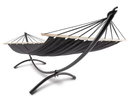 Hængekøje Rimini 280x100 cm Sort med Stativ