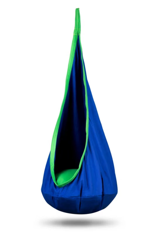 Hængekøjestol Kokon til Børn 55x140 cm Blå