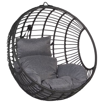 Hængestol Aspio 99x65x99 cm Sort Polyrattan