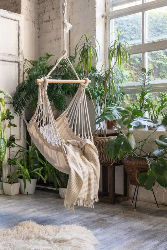 Hængestol Boho 100x130 cm Beige