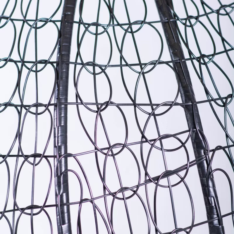 Hængestol Cobe 107x198 cm Sort med Brun Pude | 5905601121077