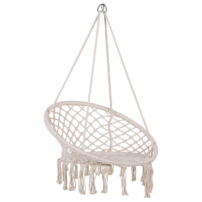 Hængestol Gabella 51x61x107 cm Bomuld Hvid