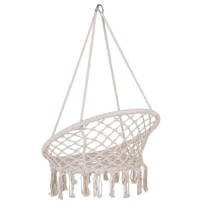 Hængestol Gabella 51x61x107 cm Bomuld Hvid