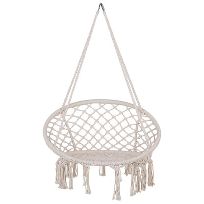 Hængestol Gabella 51x61x107 cm Bomuld Hvid