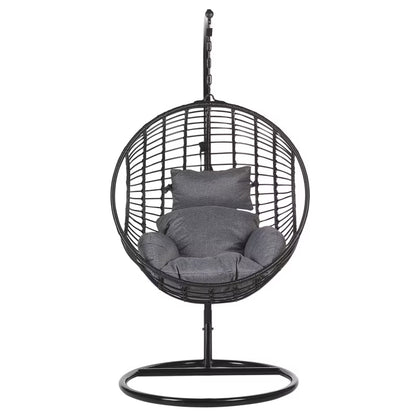 Hængestol med Stativ ASPIO 99x199 cm Sort