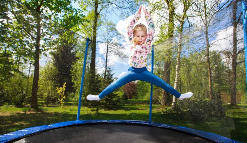 Hagetrampolin 244 cm med Sikkerhedsnet og Stige