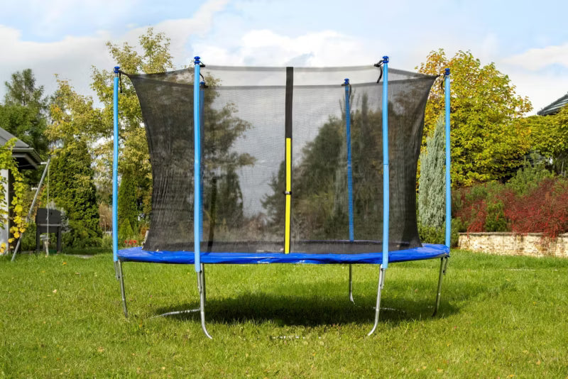 Hagetrampolin 244 cm Sort med Indvendigt Sikkerhedsnet og Stige