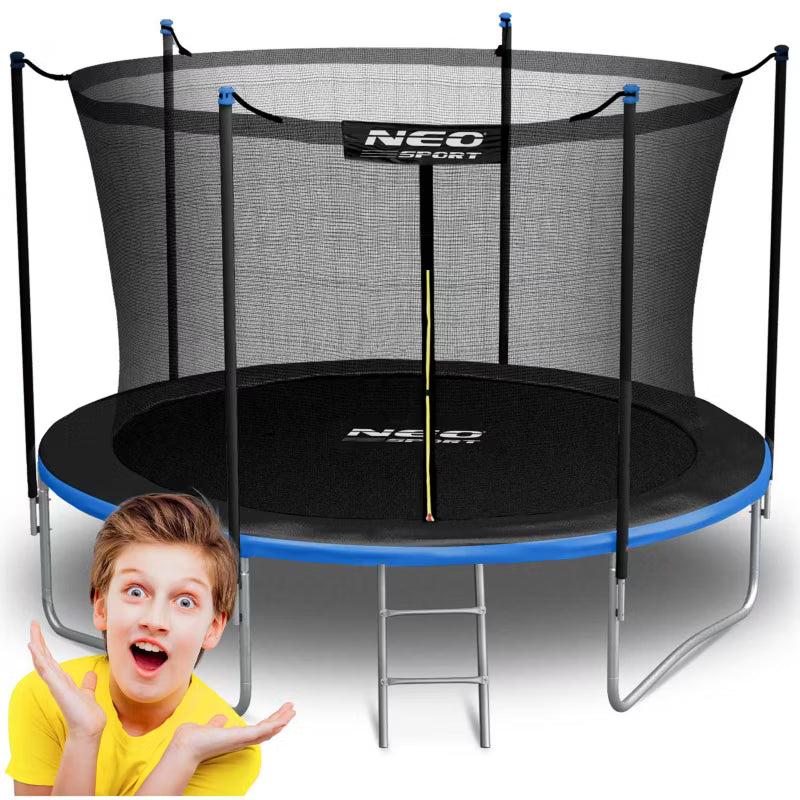 Hagetrampolin 312 cm Blå med Indvendigt Sikkerhedsnet NS-10W241