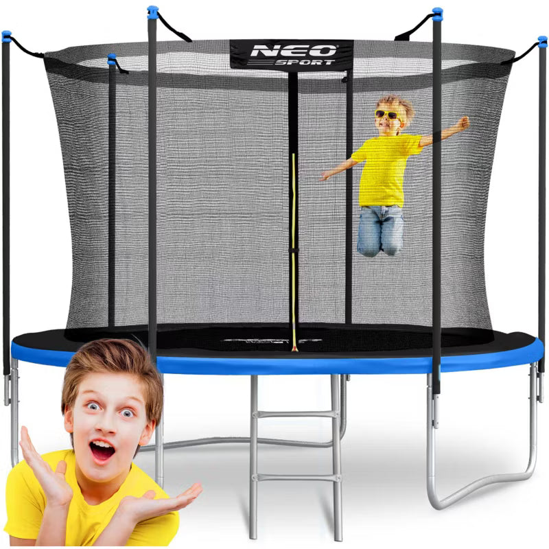 Hagetrampolin 312 cm Blå med Indvendigt Sikkerhedsnet NS-10W241