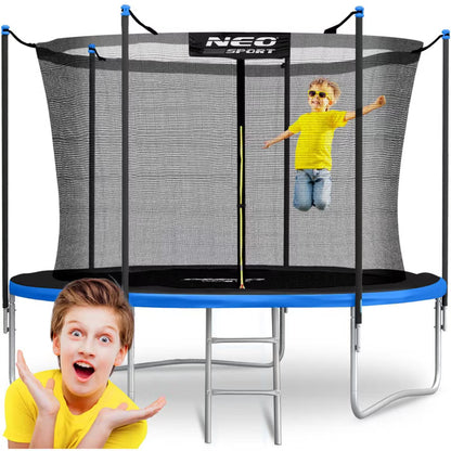 Hagetrampolin 312 cm Blå med Indvendigt Sikkerhedsnet NS-10W241