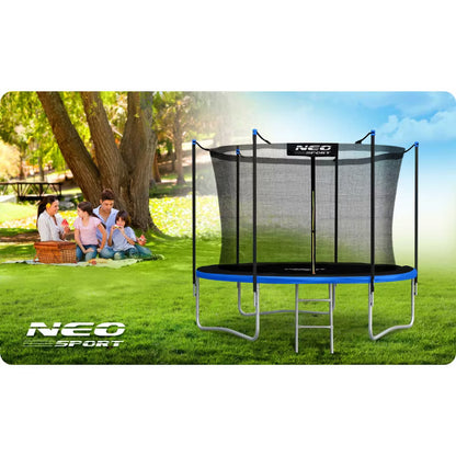 Hagetrampolin 312 cm Blå med Indvendigt Sikkerhedsnet NS-10W241
