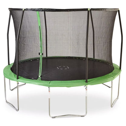 Hagetrampolin 366 cm med Sikkerhedsnet Grøn Sort | 3663602706311