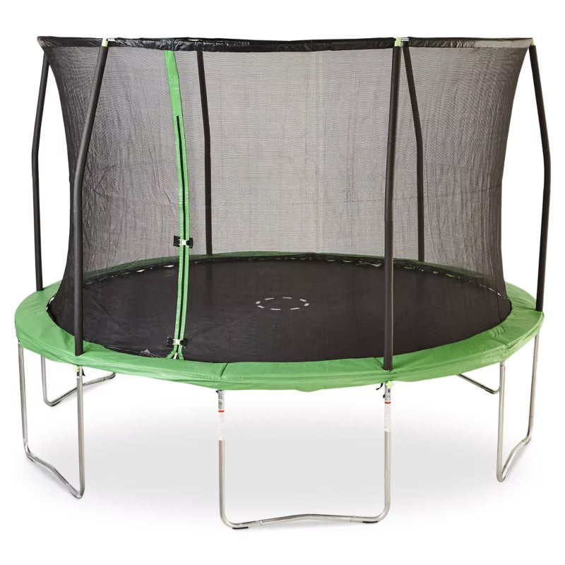 Hagetrampolin 366 cm med Sikkerhedsnet Grøn Sort | 3663602706311