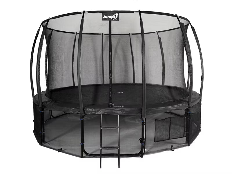 Hagetrampolin Maxy Comfort Plus Ø435 cm Sort med Indvendigt Sikkerhedsnet