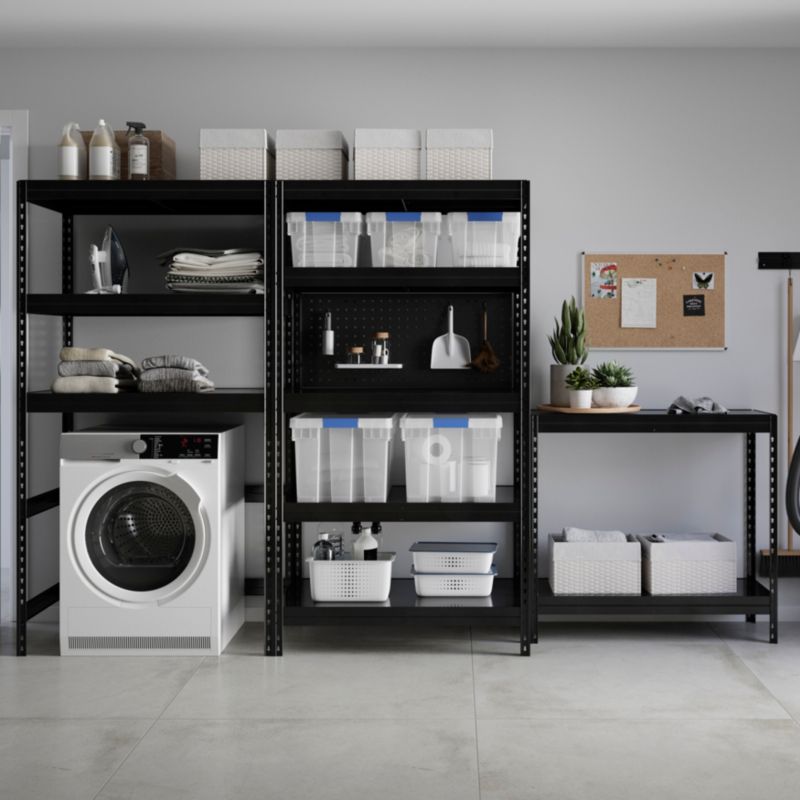 GoodHome Rand enkelt S-krog til skinne mat-sort