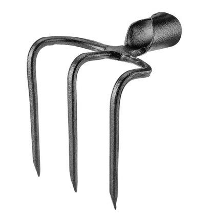 Hakke 3-Tands 13x18 cm Sort Stål